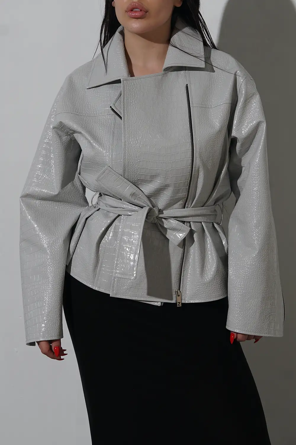 LIMITED LEATHER ZIPPER JACKET